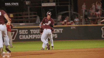 walk off baseball GIF by Mississippi State Athletics