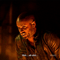 ricky whittle wtf GIF by American Gods