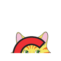 LetterlandSG cat clever letterland Sticker