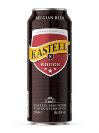 kasteelbier rouge kasteel kasteelbier vanhonsebrouck Sticker