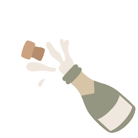 Drunk Champagne Sticker
