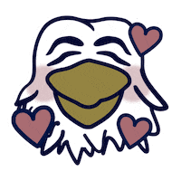 In Love Heart Sticker by Georgia Southern University
