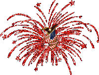 4Th Of July Fireworks Sticker