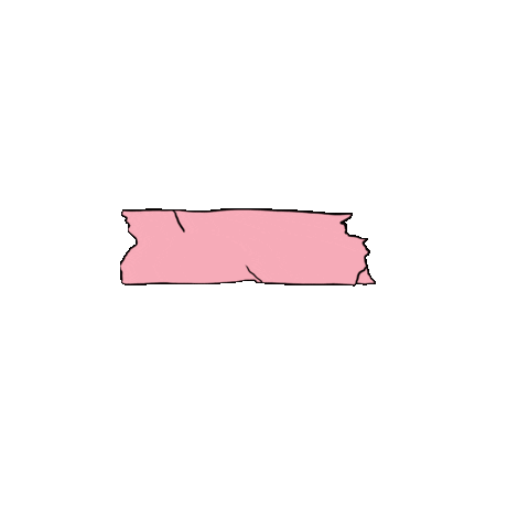 tiresome giphyupload pink tape washitape Sticker