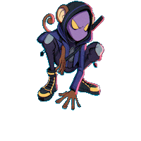 GenCityLabs nft monkey bounce hero Sticker