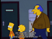 Speaking Season 4 GIF by The Simpsons