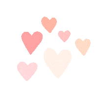 In Love Hearts Sticker by Leaves and Clouds
