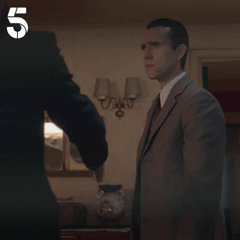 Matthew Lewis Handshake GIF by Channel5UK