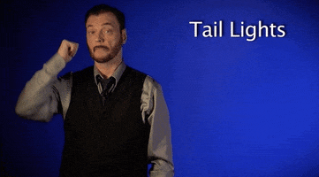 sign language tail lights GIF by Sign with Robert