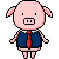 PiggyFarm love heart pig piggy Sticker