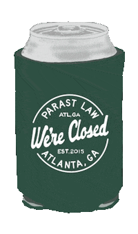 parastlaw atlanta closed koozie real estate law Sticker