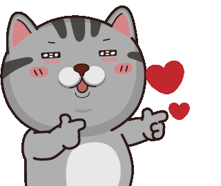 Cat Love Sticker by VITA VITA ‧ 塔仔不正經