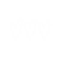 White Heart Love Sticker