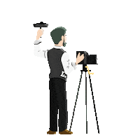 landesmuseumzurich retro history photographer museum Sticker