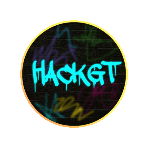 thehexlabs giphygifmaker graffiti hack hackathon Sticker