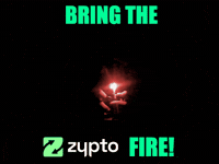 ZyptoPower excited fire crypto like GIF