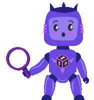 Looking For Robot Sticker by 482.solutions