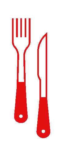 quattroquarti giphyupload pizza knife pizzeria Sticker