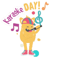 katapum kids singing madrid park Sticker