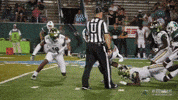 football athletics GIF by GreenWave