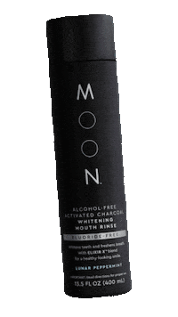 mouth rinse smile Sticker by MOON