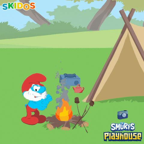PlaySkidos games vacation camping lag GIF