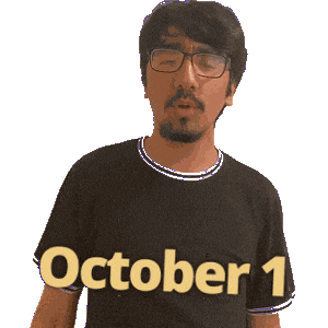 October 1St Sticker