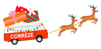 France Christmas Sticker by CorrezeTourisme