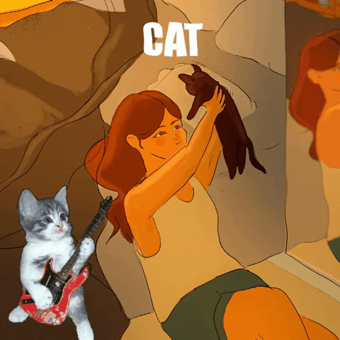 shemart11 giphygifmaker giphyattribution cat cat day GIF