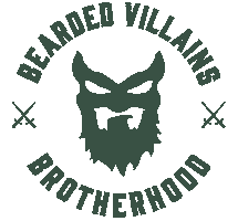 Beard Villain Sticker by BEARDED VILLAINS