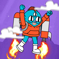Flying Lets Go GIF