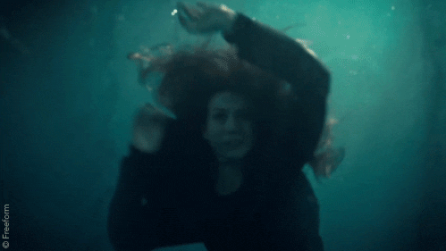 clary fray swimming GIF by Shadowhunters