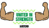 Unitedinstrength Sticker by CF Subtero