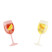 Glass Toast Sticker by Cocchi