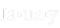 alinaremlinger text january months text animation Sticker