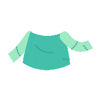 Shirt Frankenstein Sticker by BOOKR Kids