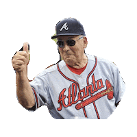 Awesome Atlanta Braves Sticker by imoji