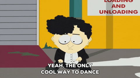 goth dancing GIF by South Park 