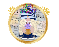 Happy Birthday Gnome Sticker