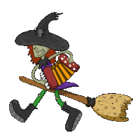 Halloween Sing Sticker by ToonTownClown