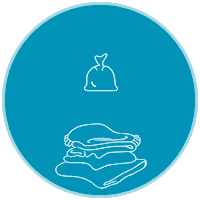 Wolkat sustainability recycling textile circulair Sticker