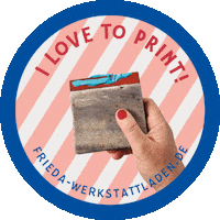 Screenprinting Sticker by friedawerkstattladen