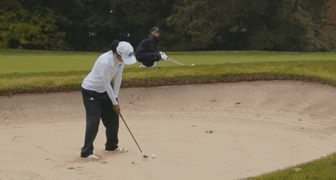 Golf Sand GIF by Delaware Blue Hens