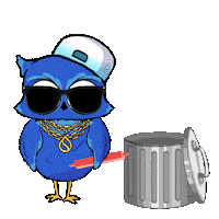 Crypto Trash Sticker by BigBrains