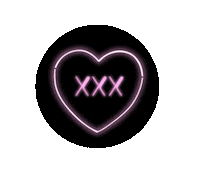 Kisses Neon Sign Sticker by Trés She