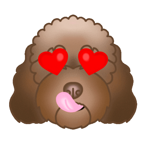 In Love Heart Eyes Sticker by zoopeez