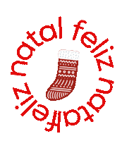 ritagifseadesivos natal noel feliz natal papai noel Sticker