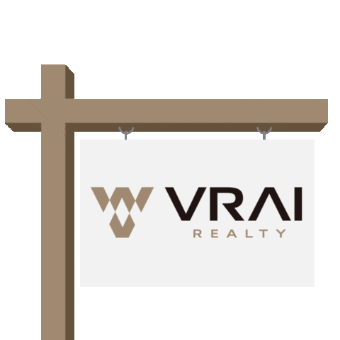 VraiRealty real estate home house realtor Sticker