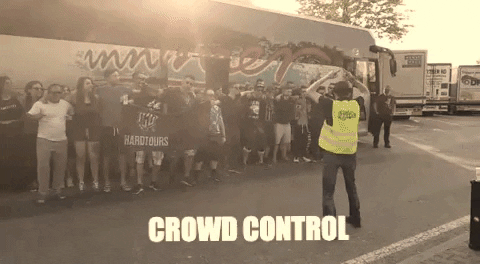 Crowd Crowdcontrol GIF by Hardtours