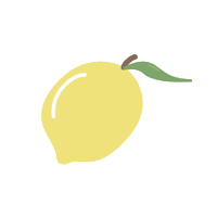 Lemon Sticker by And Well Dressed